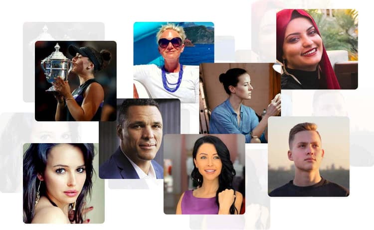 Collage of diverse Mindvalley members